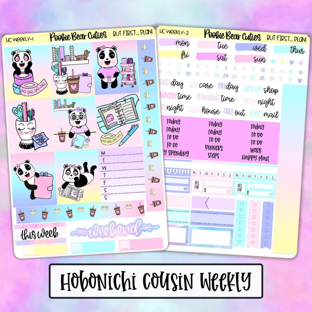 Hobonichi Cousin Weekly Kit | But First... Plan!