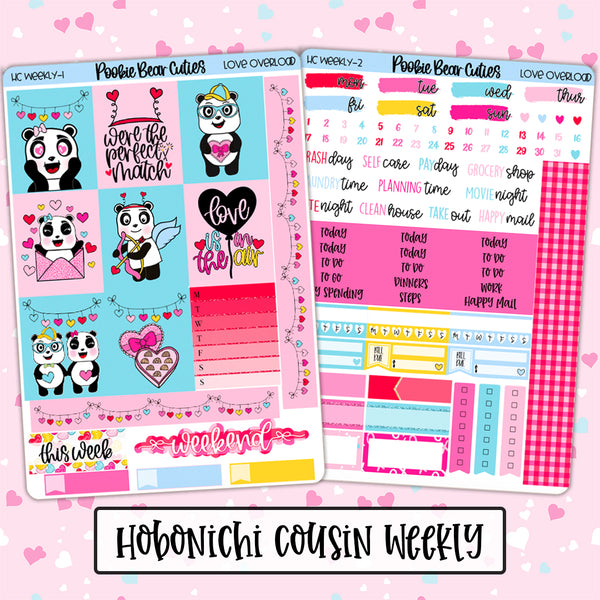 Hobonichi Cousin Weekly Kit | Love Overload