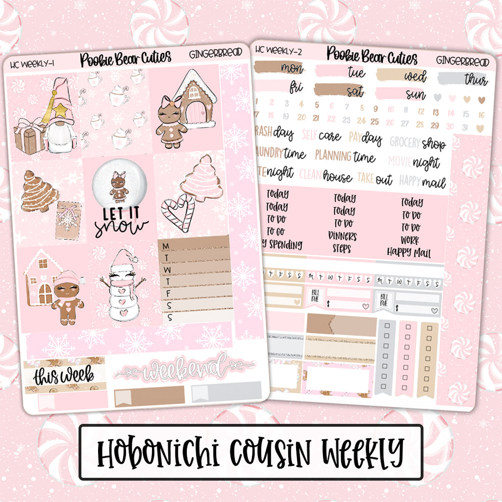 Hobonichi Cousin Weekly Kit | Gingerbread