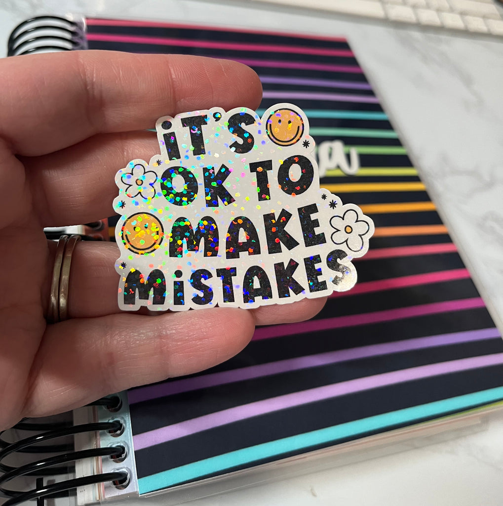 It's Okay To Make Mistakes | Die Cut