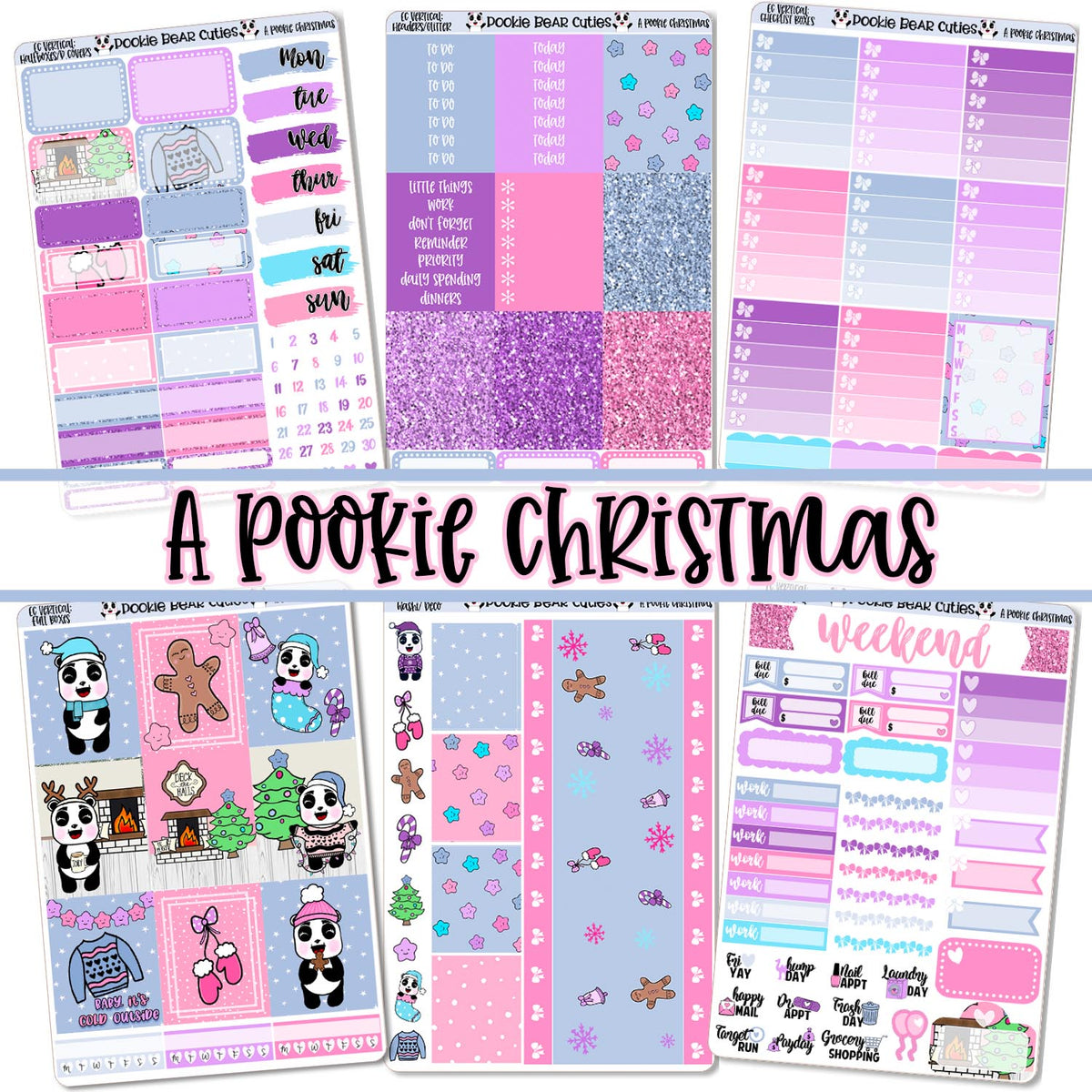 A Pookie Christmas Weekly Kit