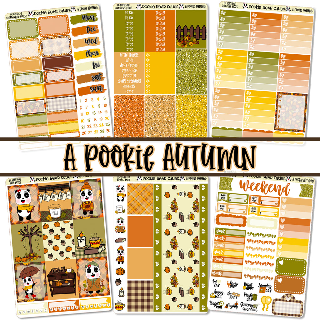 A Pookie Autumn Weekly Kit