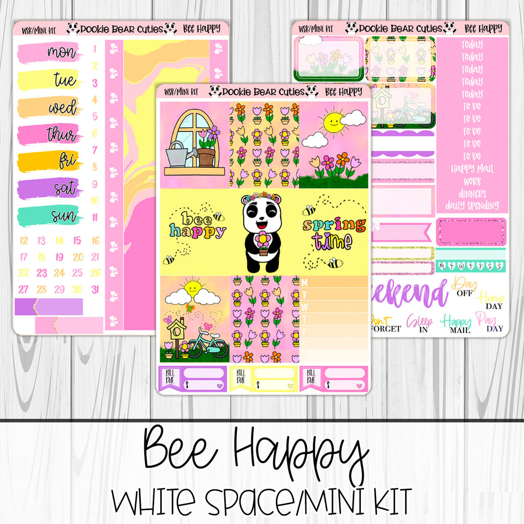 Bee Happy | White Space Kit