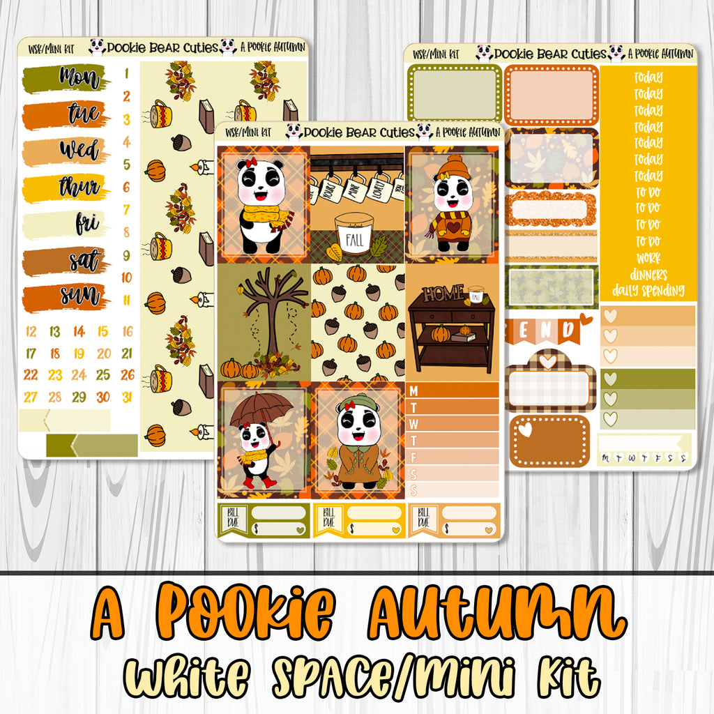 A Pookie Autumn White Space Kit