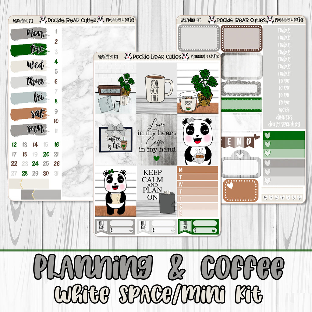 Planning & Coffee White Space Kit