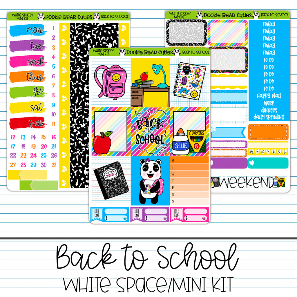 Back to School | White Space Kit