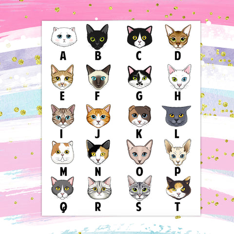 Custom Pet Cat Stickers - Sticky Brand