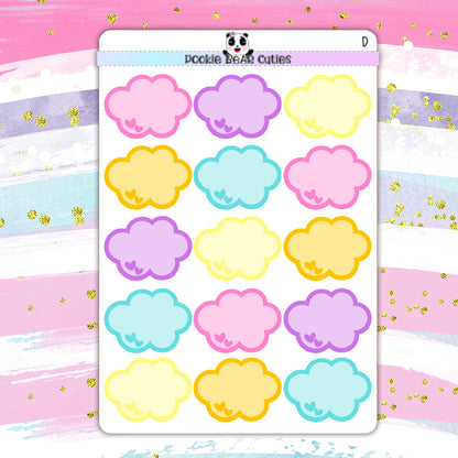 Cloud Stickers | Vo.1