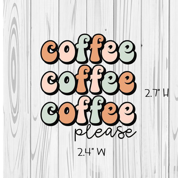 Coffee Please | Die Cut