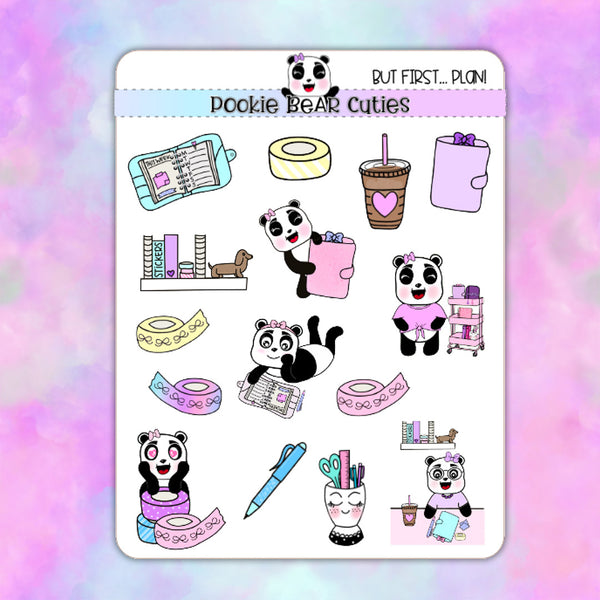 But First... Plan! Deco Stickers – Pookie Bear Cuties