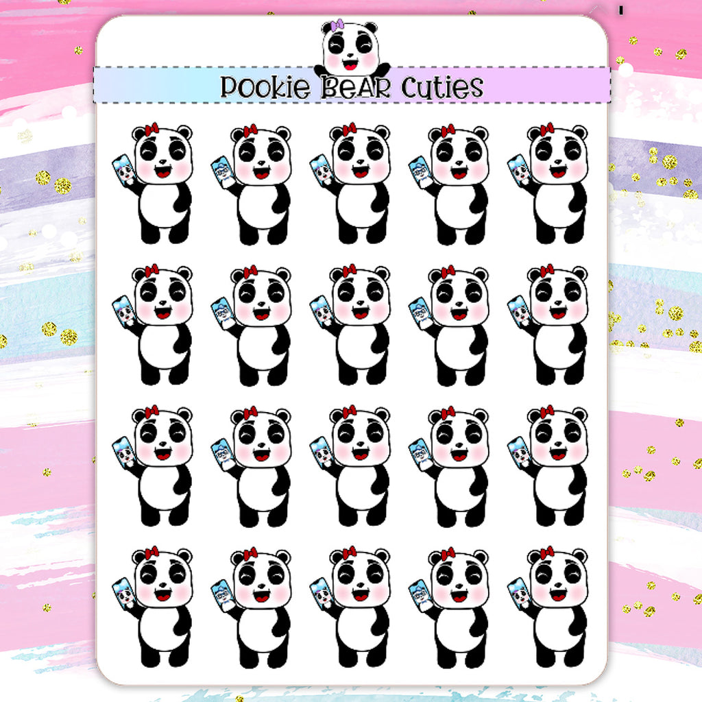 Pookie Bear FaceTime Doodle Stickers