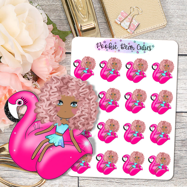 Cute Dolls- Flamingo Float