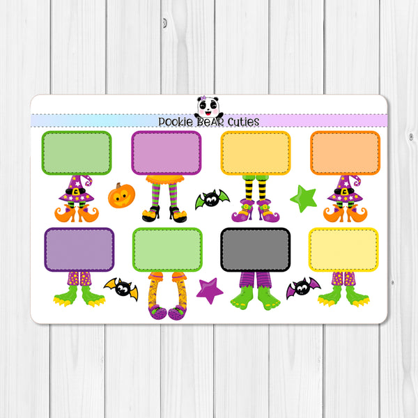 Halloween Feet Halfbox Stickers