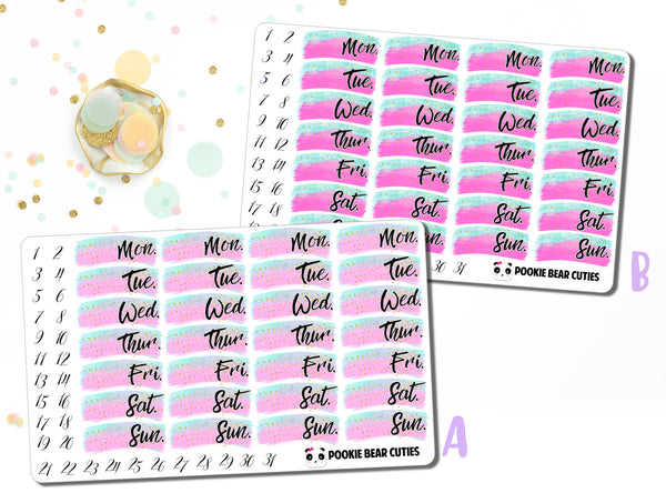 Date Cover Stickers
