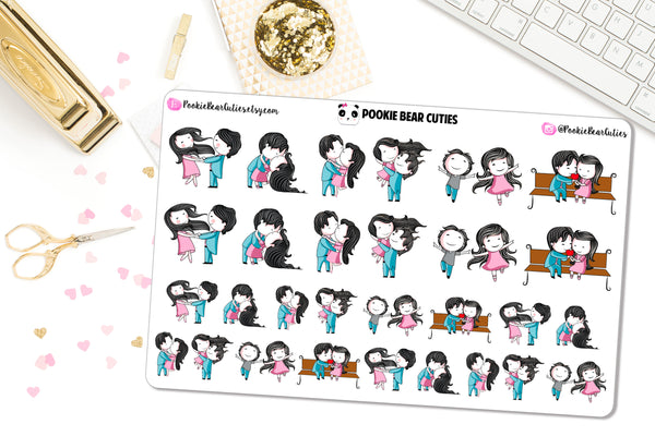 Couple in Love Stickers!