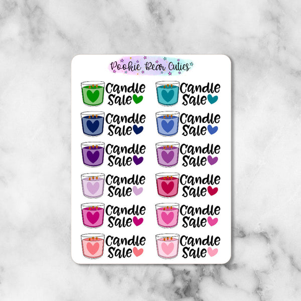 Candle Sale Stickers