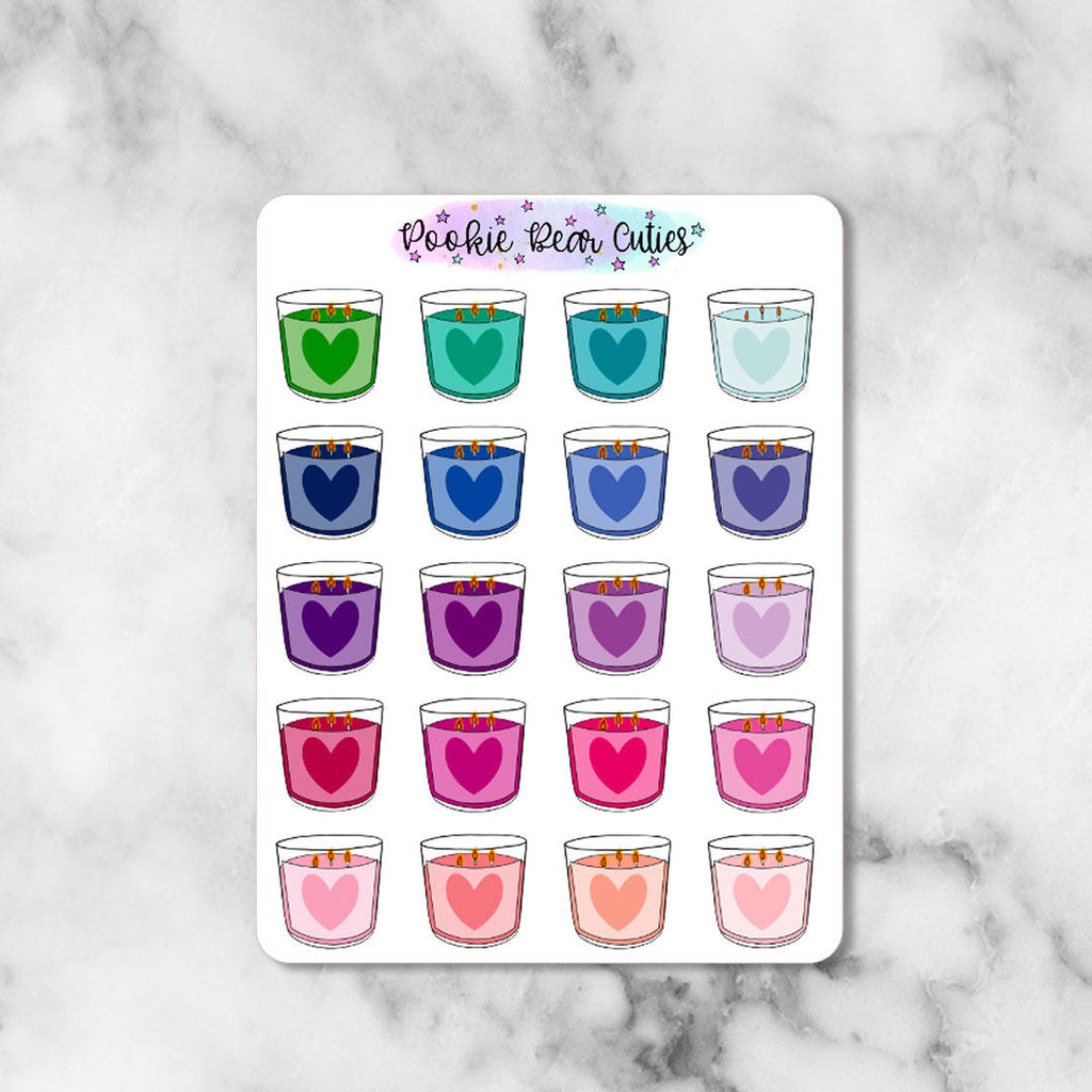 Candle Stickers