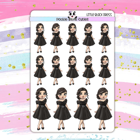 Cartoon Little Black Dress