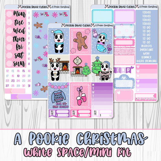 A Pookie Christmas White Space/Mini Kit