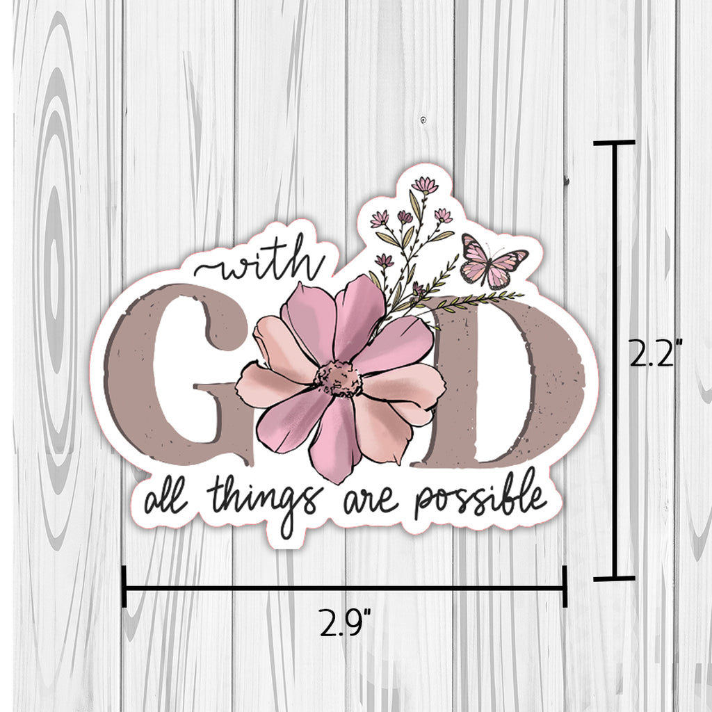 With God | Faith | Die Cut